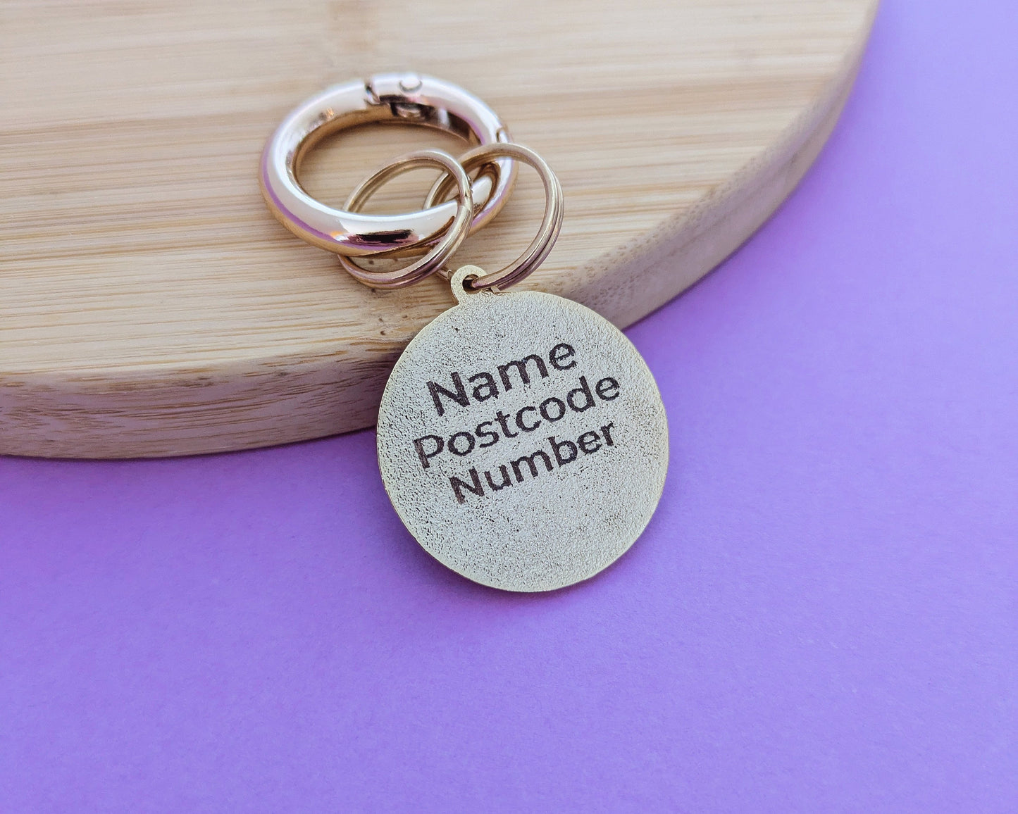 custom engraved dog tag