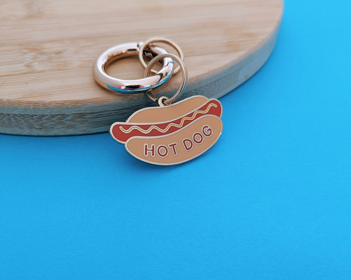 hot dog custom tag
